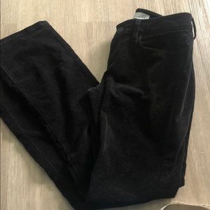 Black pants oft velvet pants